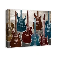 Guitar Party 20" x 16" Canvas Wall Art