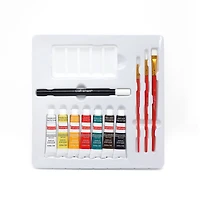 11" x 11" Christmas Cat & Puppy Canvas Painting Kit by Artist's Loft™