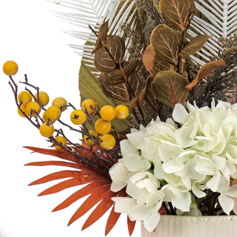 31" Potted Fern & Hydrangea Assortment