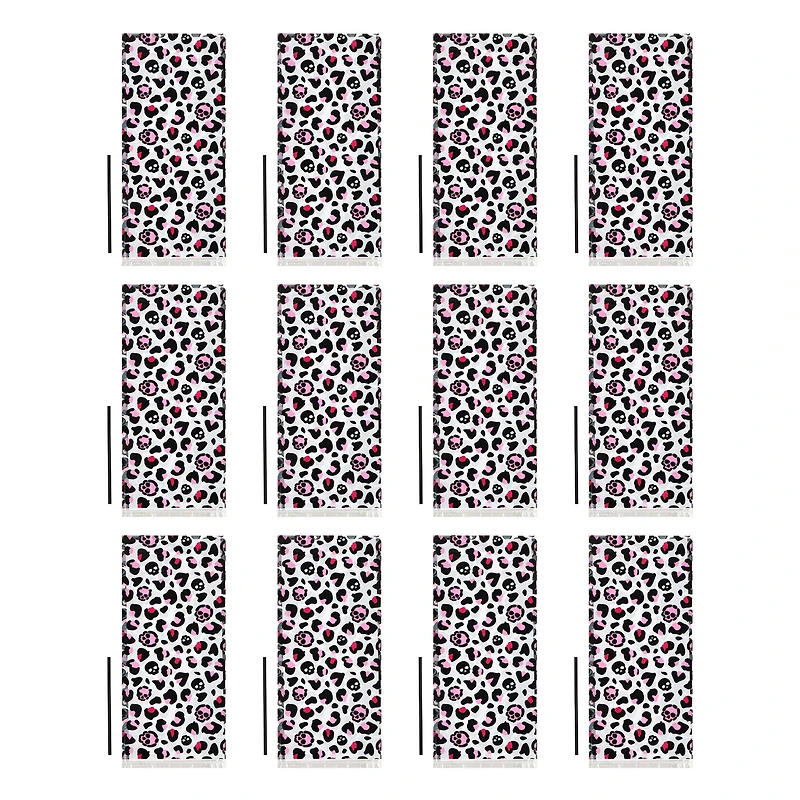 Pink Skeleton Treat Bags with Twist Ties, 12ct. by Makery™