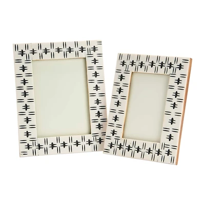 Hello Honey® 2 Pack Black & White Photo Frame