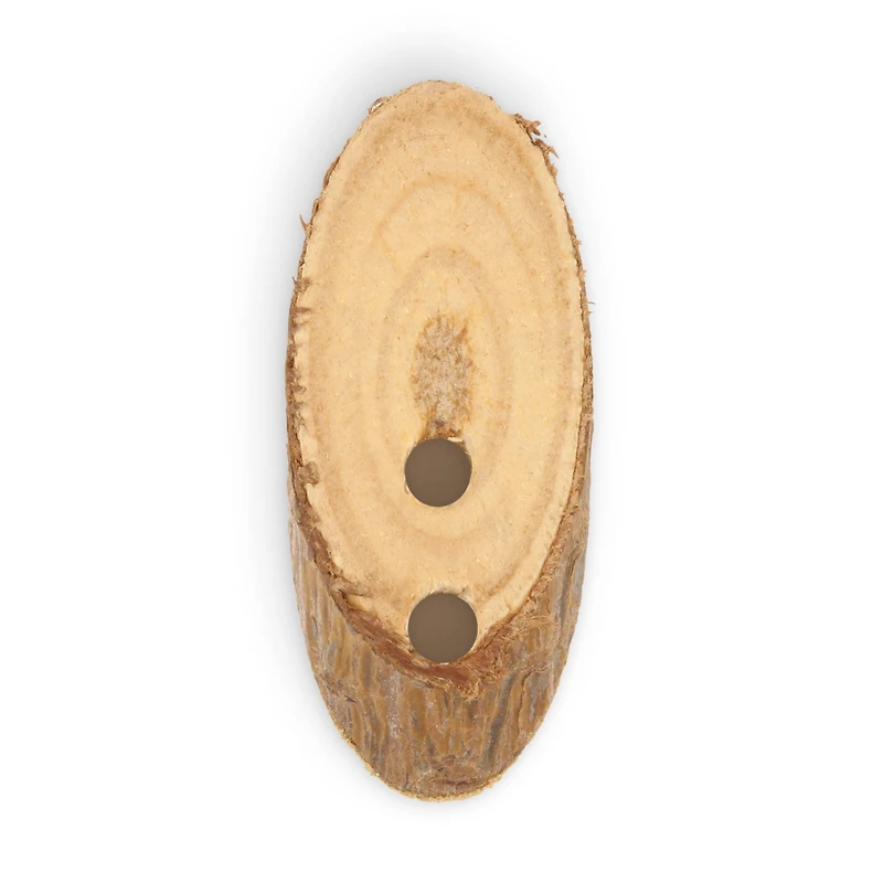 Dritz® 50mm Light Brown Sustainable Wood Grain Oval Button, 3ct.