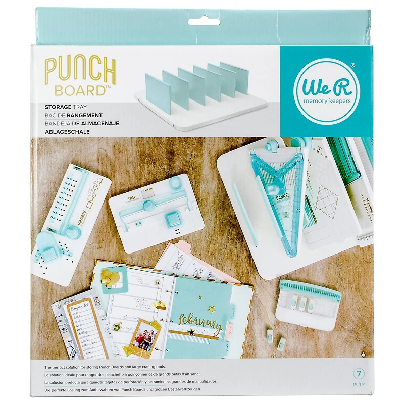  We R Memory Keepers® Punch Board™ Storage Tray with Dividers