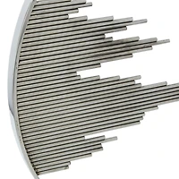 23" Black Abstract Stainless Steel Sculpture