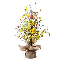 Glitzhome® 18" Easter Egg Table Tree Décor