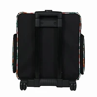 Everything Mary Black & Floral Rolling Scrapbook Travel Case