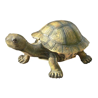 Design Toscano 13" The Tranquil Tortoise Garden Sculpture