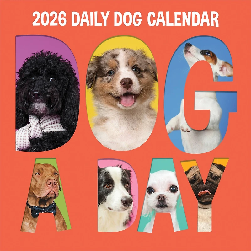 2026 Dog-A-Day Wall Calendar