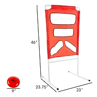 Toy Time Portable Flying Disc Toss Set