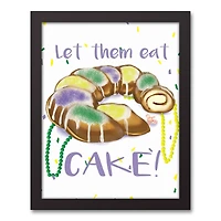 Let Them Eat Cake Floating Framed Canvas