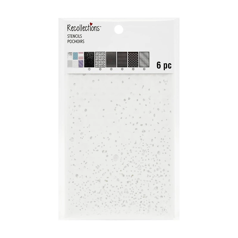 4" x 6" Mix Media Print Layering Stencil Set by Recollections™