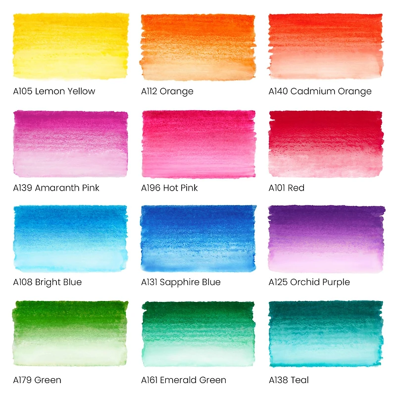 Arteza® Bright Tones Real Brush Pens® & Water Brush Pen Set