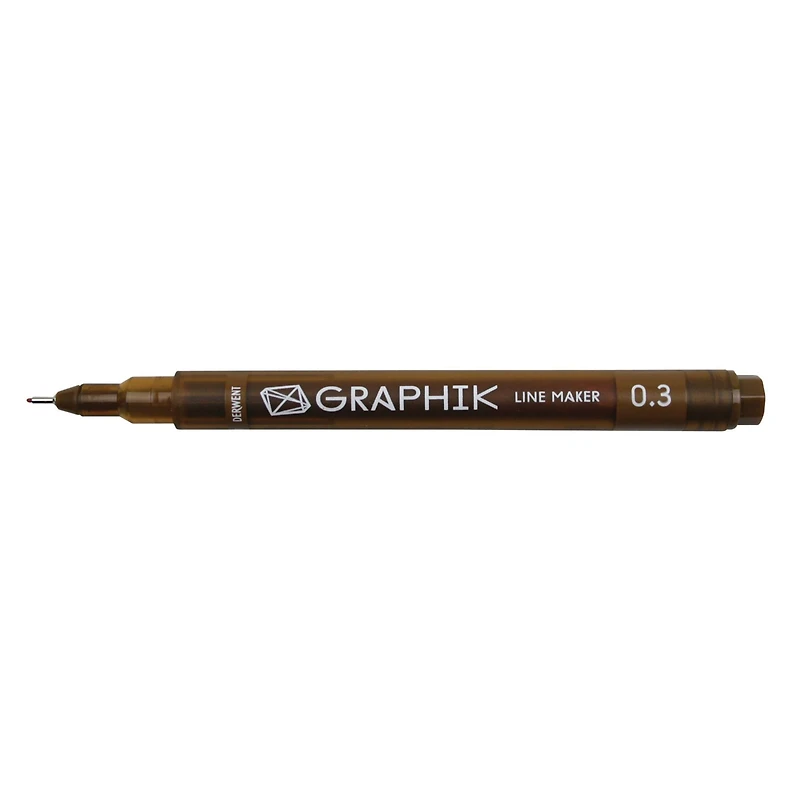 Derwent® Sepia Graphik Line Maker Pen