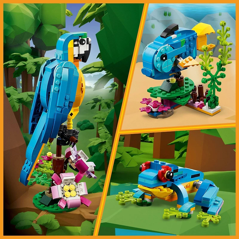 LEGO® Creator Exotic Parrot 31136 Building Toy Set (253 Pieces)
