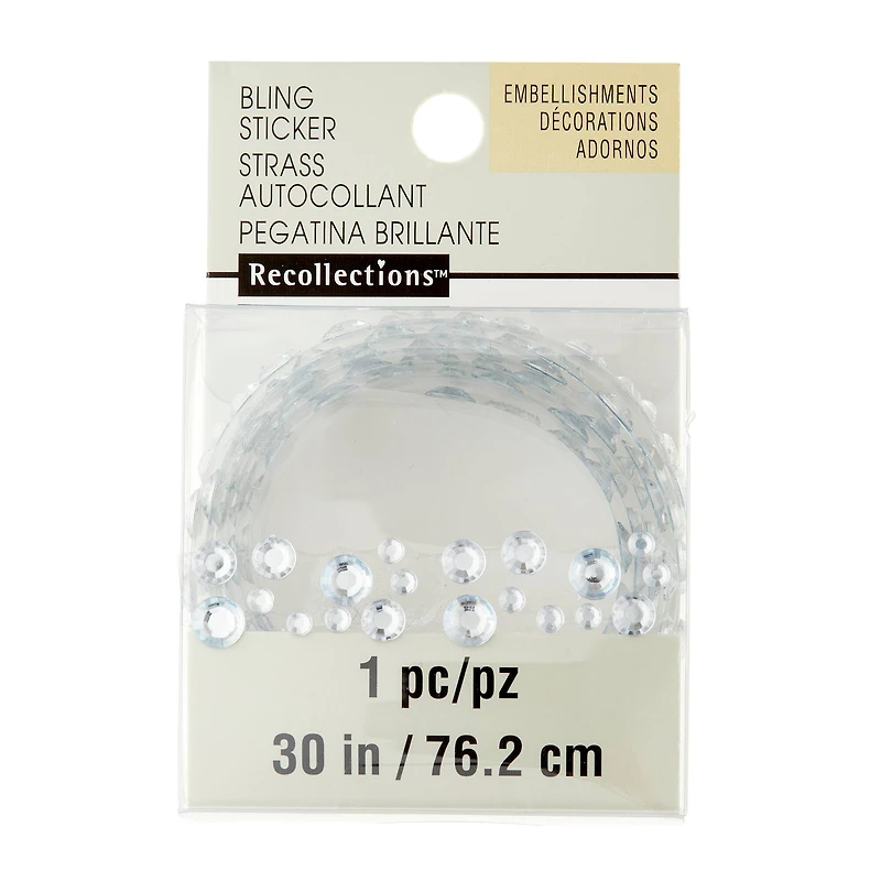 12 Pack: Cluster Rhinestone Adhesives by Recollections™ Bling on a Roll
