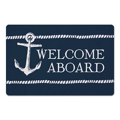 Welcome Aboard Floor Mat, 27" x 18"