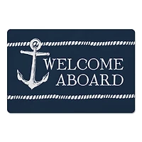 Welcome Aboard Floor Mat, 27" x 18"