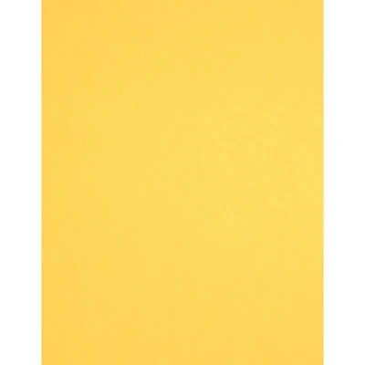 PA Paper™ Accents 8.5" x 11" Lemonade 74lb. Canvas Cardstock, 25 Sheets