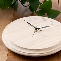 11" Round Wood Clock Surface by Make Market®