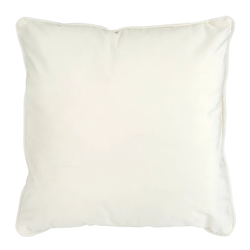 18" Velvet Pillow with Piping by Ashland®