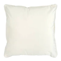 18" Velvet Pillow with Piping by Ashland®