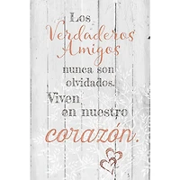 Los Verdaderos Amigos: True Friends Plaque with Easel