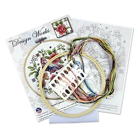Design Works™ 8'' Round Butterfly Counted Cross Stitch Kit