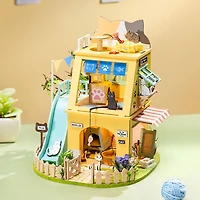 Rolife® Cat House DIY Miniature House Kit