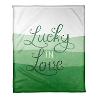 Lucky In Love Throw Blanket