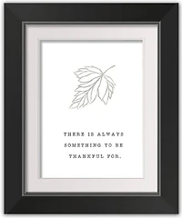  Be Thankful Fall Print in Black Frame