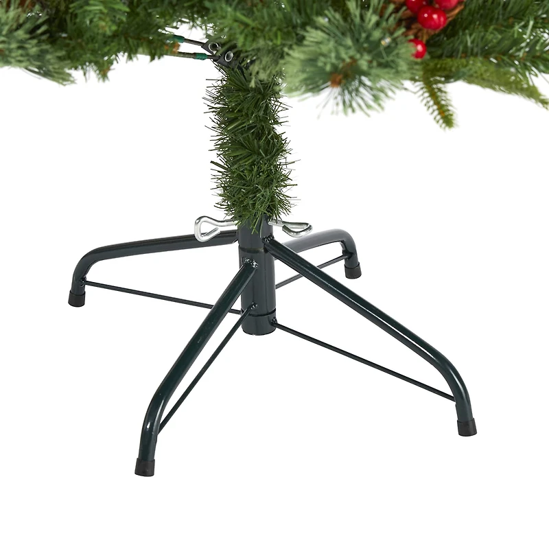 5ft. Pre-Lit Norway Mixed Pine Artificial Christmas Tree, Clear LED Lights