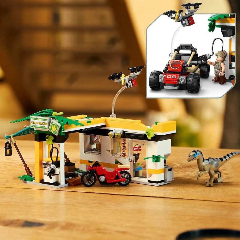 LEGO® Jurassic World Raptor & Titanosaurus Tracking Mission Dinosaur Toy 76973