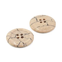 Dritz® 23mm Beige-Camel Recycled Polyester Round Button, 6ct.
