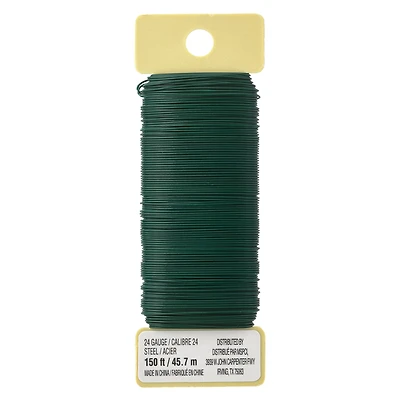 Green Floral Wire,  24 Gauge by Ashland®