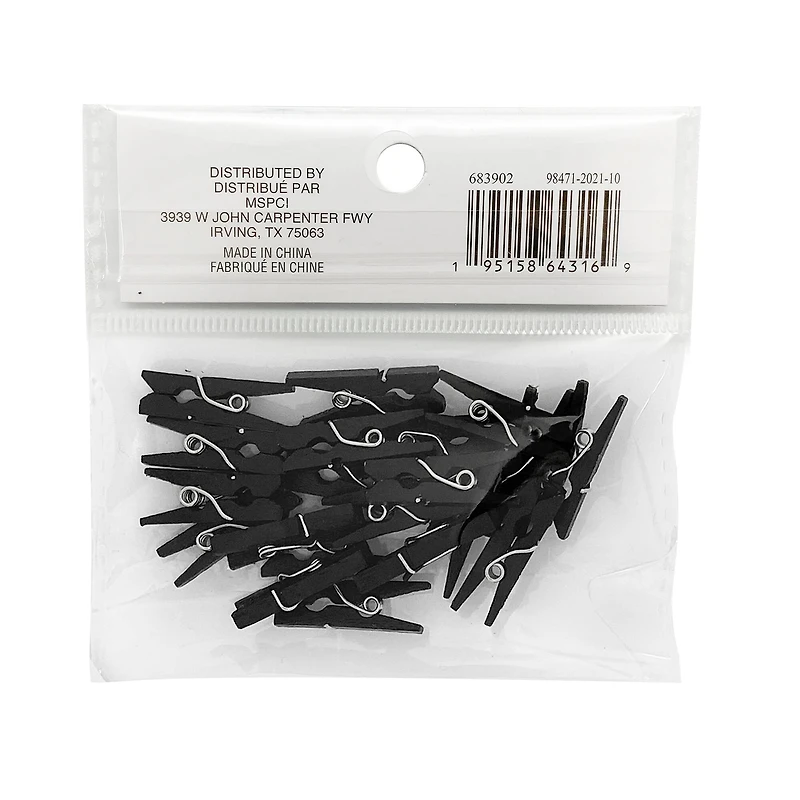 12 Packs: 20 ct. (240 total) Mini Clothespins by Recollections