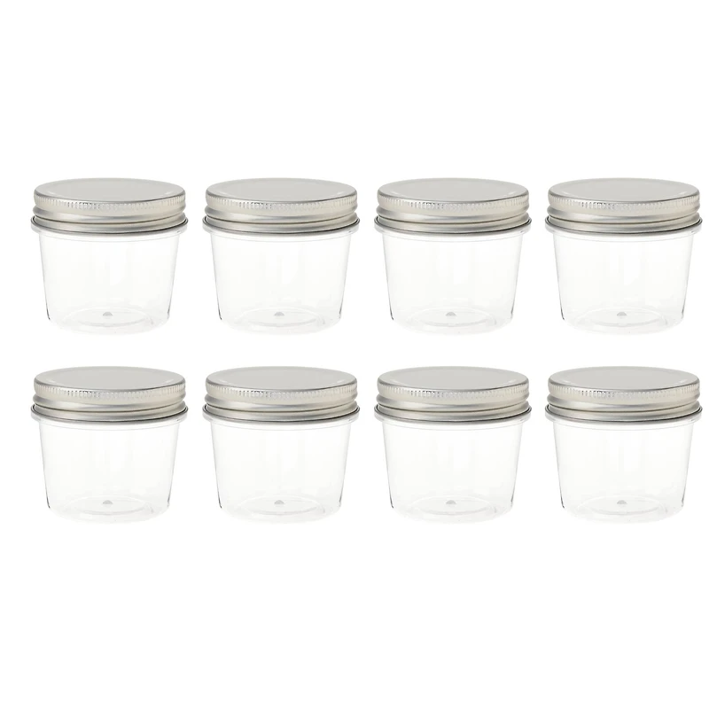 8 Packs: 10 ct. (80 total) 4oz. Plastic Mason Jars by Celebrate It™