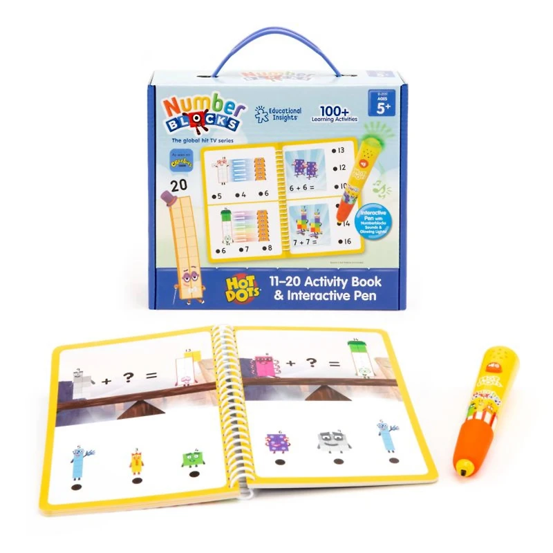 Educational Insights® Hot Dots Numberblocks 11-20 Activity Book