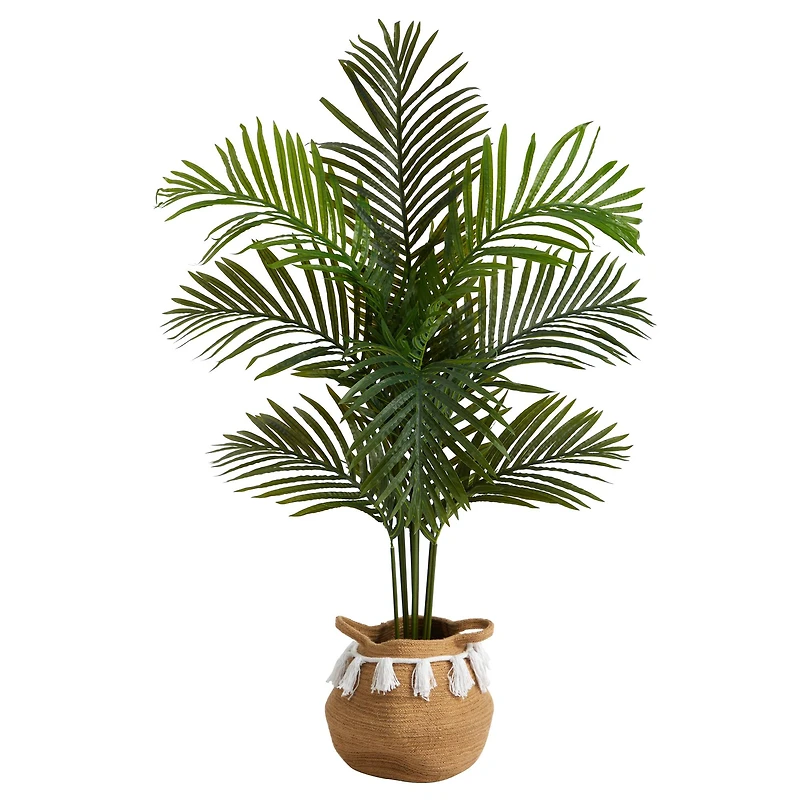 4ft. Artificial Paradise Palm Tree with Basket