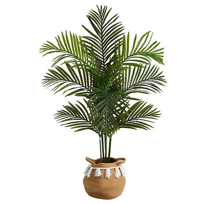 4ft. Artificial Paradise Palm Tree with Basket