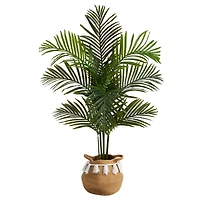 4ft. Artificial Paradise Palm Tree with Basket