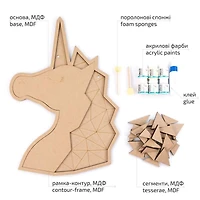 Rosa Talent Unicorn 2 Painting Your Puzzle Mosaic Art Kit