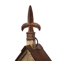 Glitzhome® Tall Distressed Wood Church Bird House