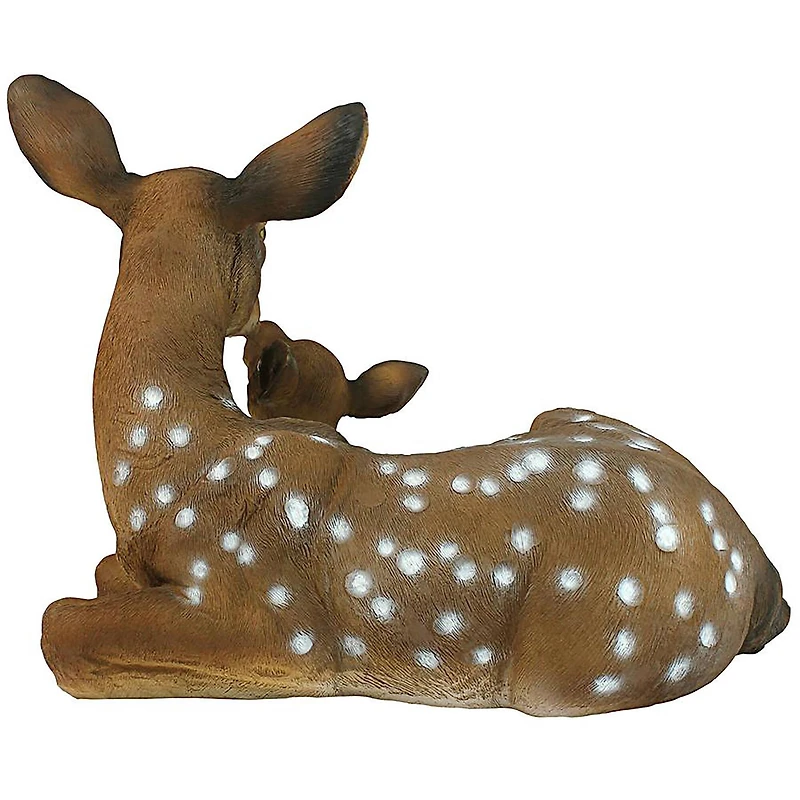 Design Toscano 19" Mothers Love, Doe and Fawn Sculpture