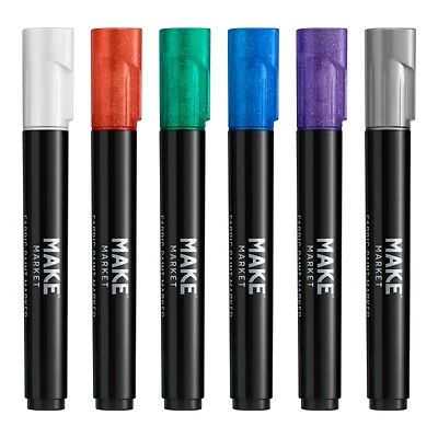Glitter Fabric Paint Marker Set by Make Market®