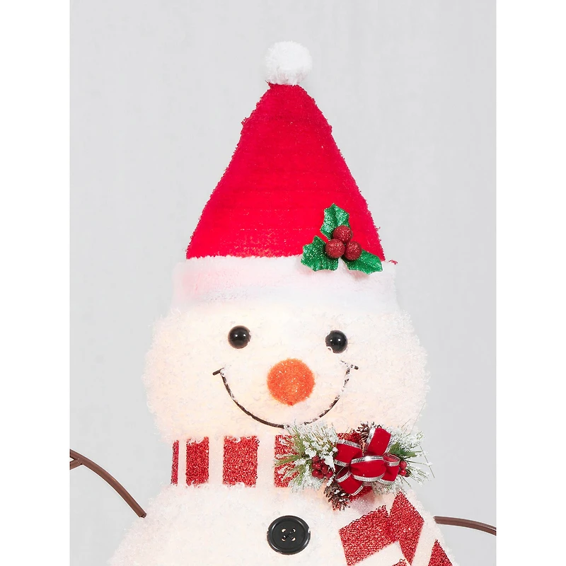 2-Piece Pop-Up Snowmen Sculpture Set