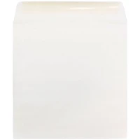 JAM Paper 10" x 10" Large White Square Invitation Envelopes