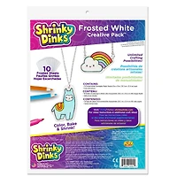 12 Packs: 10 ct. (120 total) Shrinky Dinks® Frosted White Creative Pack™