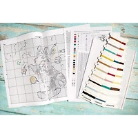 LetiStitch Cat's Happiness Counted Cross Stitch Kit