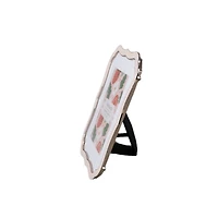 Flora Bunda Gallery 4" x 6" Vintage Rectangle Edge Zinc Alloy Picture Frame