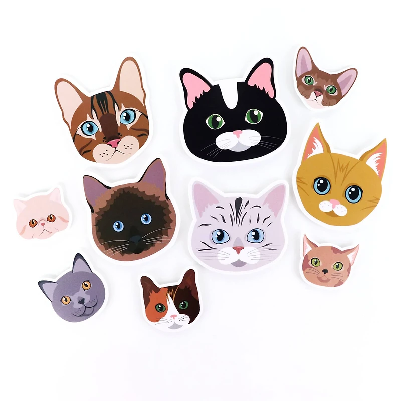 Cats Vinyl Die Cut Stickers by Recollections™